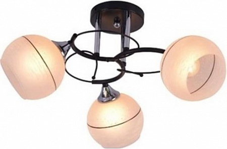 Люстра средней высоты Mirastyle MX-1025/3 BK+CR