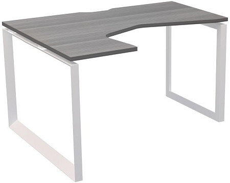 Стол Программа Техно Аргентум-МП НТМП.О-040 левый (лиственница/белый)