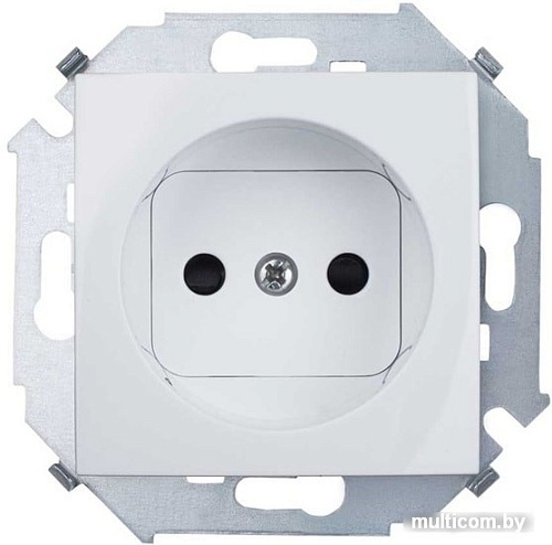 Розетка Simon 1591444-030 (белый)
