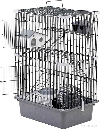 Клетка ЕСО Рикки 43112сер-черн