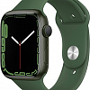 Умные часы Apple Watch Series 7 45 мм (зеленый/зеленый клевер спортивный)