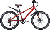 Велосипед Novatrack Extreme 6.D 24 2021 (красный)
