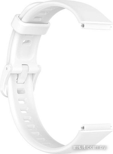 Ремешок Rumi силиконовый для Huawei Band 7 (белый)