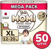 Трусики-подгузники Momi Ultra Care Mega pack XL 12-20кг (50шт)