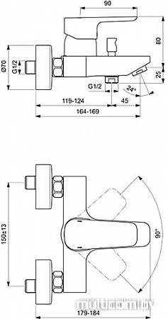 Смеситель Ideal Standard CeraPlan III B0718AA