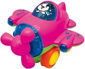 Развивающая игрушка Азбукварик Музыкальный самолетик 2993 (розовый)