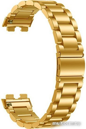 Браслет Rumi Heavy металлический для Huawei Band 8 (золотистый)