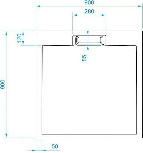 Душевой поддон RGW STL-W 16211099-01 90x90
