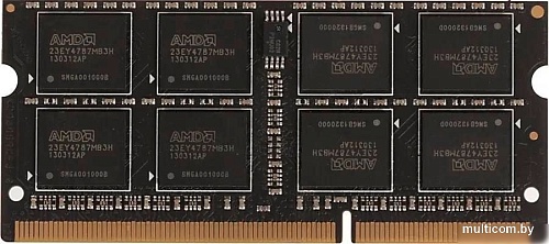 Оперативная память AMD Radeon 8ГБ DDR3 SODIMM 1333 МГц R338G1339S2S-UO