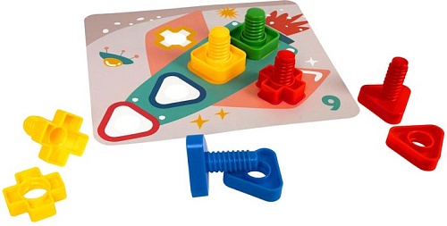 Развивающая игра Bondibon БондиЛогика Болты и гайки ВВ5368