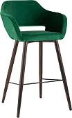 Стул с подлокотниками Stool Group Саймон велюр барный (темно-зеленый)
