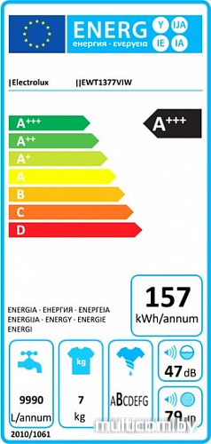 Стиральная машина Electrolux EWT1377VIW