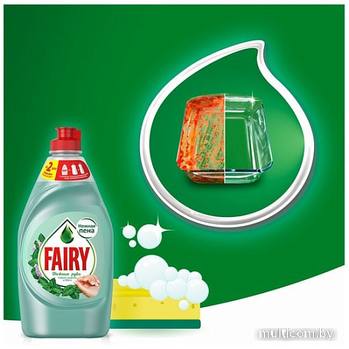 Средство для мытья посуды Fairy Нежные ручки Чайное дерево и мята 900 мл