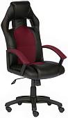 Кресло TetChair Driver (экокожа/ткань, черный/бордовый)