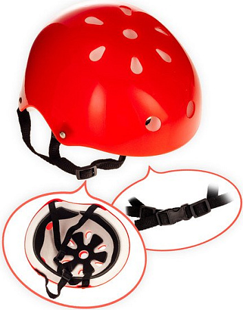 Cпортивный шлем Favorit TK-MH-RD (M, красный)