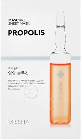 Missha Маска для лица Mascure Nutrition Solution Sheet Mask Propolis