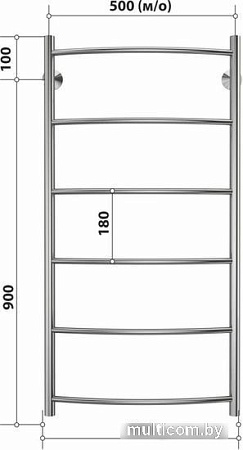 Полотенцесушитель Stelmix ВПС П6 500x1000