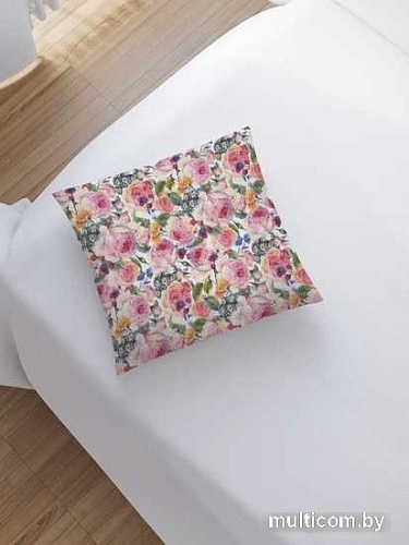 Чехол на подушку JoyArty Розы акварелью sl_26447