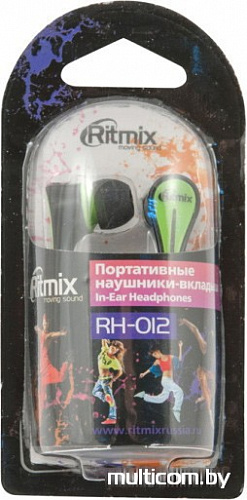 Наушники Ritmix RH-012 (черный)