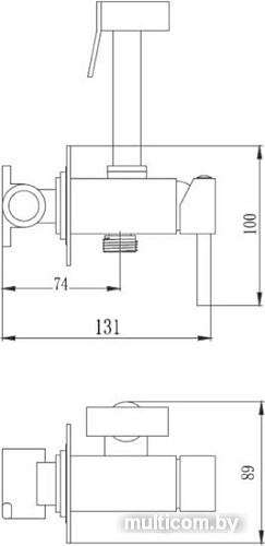 Смеситель Haiba HB5512 (хром)