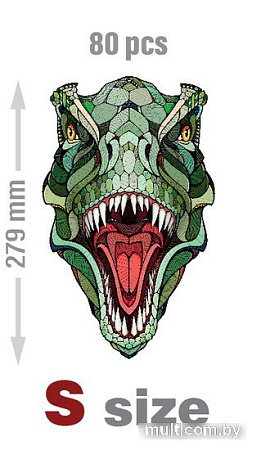 Пазл EWA Ти-Рекс S в деревянной упаковке (80 эл)