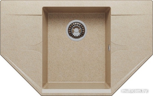 Кухонная мойка Polygran Riff-800 (песочный 302)