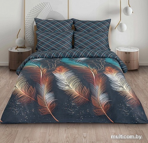 Постельное белье Миланика Калипсо 2сп (поплин)