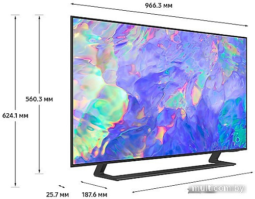 Телевизор Samsung Crystal UHD 4K CU8500 UE43CU8500UXCE