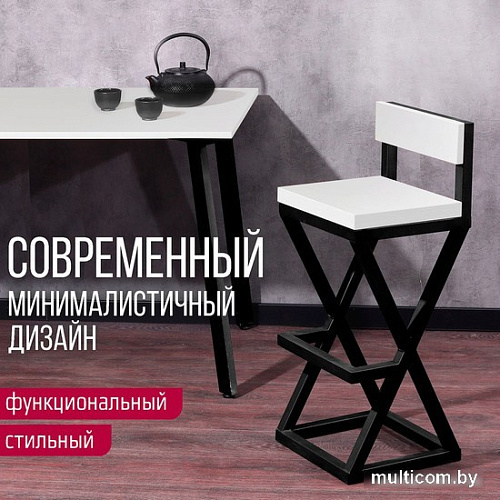 Стул Millwood Вена 4 Л (белый/металл черный)