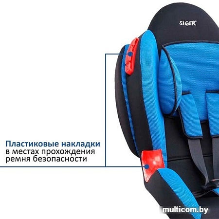 Автокресло Siger Кокон ISOfix (синий)