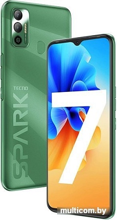 Смартфон Tecno Spark 7 2GB/32GB (зеленый)