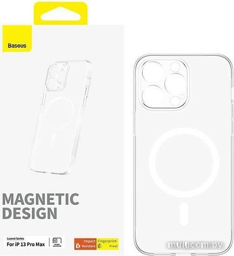 Чехол для телефона Baseus Lucent Magsafe для iPhone 13 Pro (прозрачный)