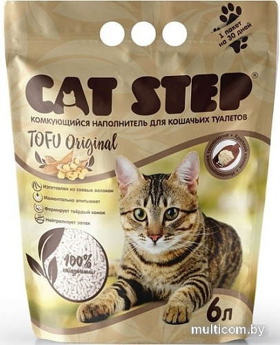 Наполнитель Cat Step Tofu Original 6 л