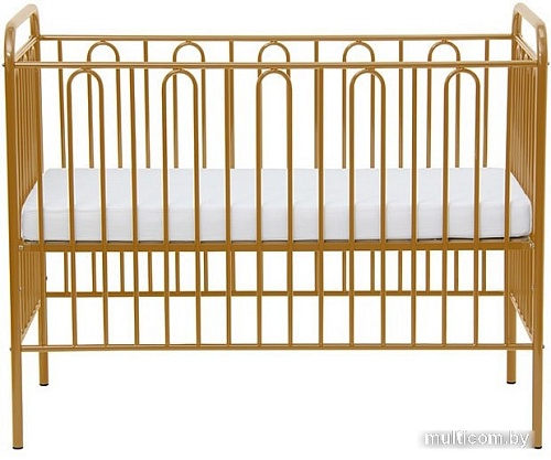 Детская кроватка Polini Kids Vintage 110 (золотистый)