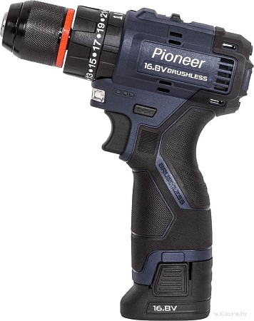 Ударная дрель-шуруповерт Pioneer Tools CID-E1602BL-22C (с 2-мя АКБ, сумка)