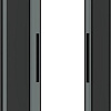 Душевой уголок Grossman Galaxy 120x80x195 300.K33.01.1280.21.10 (черный матовый/тонированное стекло)