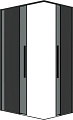 Душевой уголок Grossman Galaxy 120x80x195 300.K33.01.1280.21.10 (черный матовый/тонированное стекло)