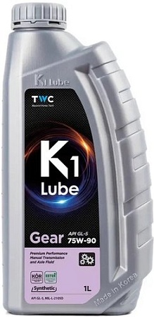 Трансмиссионное масло K1 Lube Gear GL-5 75W-90 1л