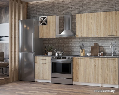 Готовая кухня Мебель-АРС Милана 1.9 м (дуб сонома)