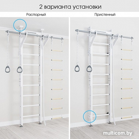 Детский спортивный комплекс Romana Eco 2.1 02.21.8.14.500.08.01 (белый)