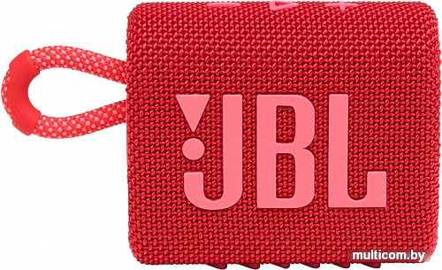 Беспроводная колонка JBL Go 3 (красный)