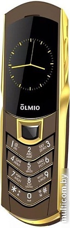 Кнопочный телефон Olmio K08 (кофе/золото)