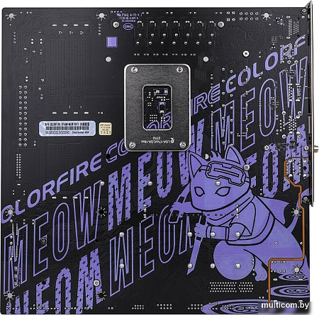 Материнская плата Colorful Colorfire B760M-Meow WiFi D5 Purple