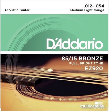 Струны для гитары D'Addario EZ920