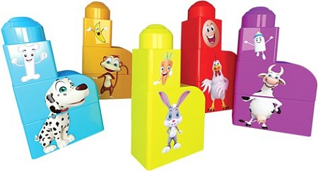 Пирамидка Terides Волшебные детали. Животные Т6-076