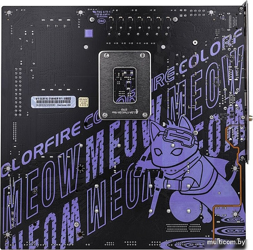 Материнская плата Colorful Colorfire B760M-Meow WiFi D5 Purple
