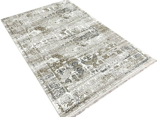 Ковер для жилой комнаты Radjab Carpet Валенсия Прямоугольник 10584RK 1.6x2.3 (cream/vizon)