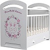 Классическая детская кроватка VDK Mon Amur маятник-ящик (белый)