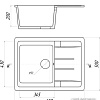 Кухонная мойка Gerhans B22 (оникс)