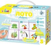 Развивающая игра Десятое королевство 10KOR Plastic Лото Азбука 03975